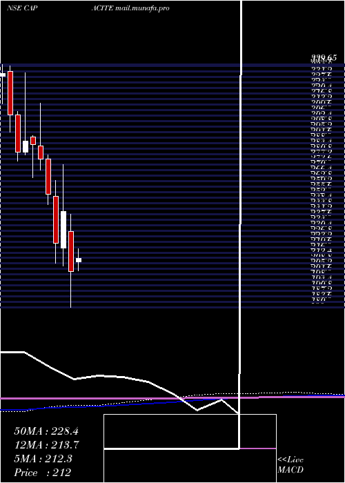  monthly chart CapaciteInfraproject