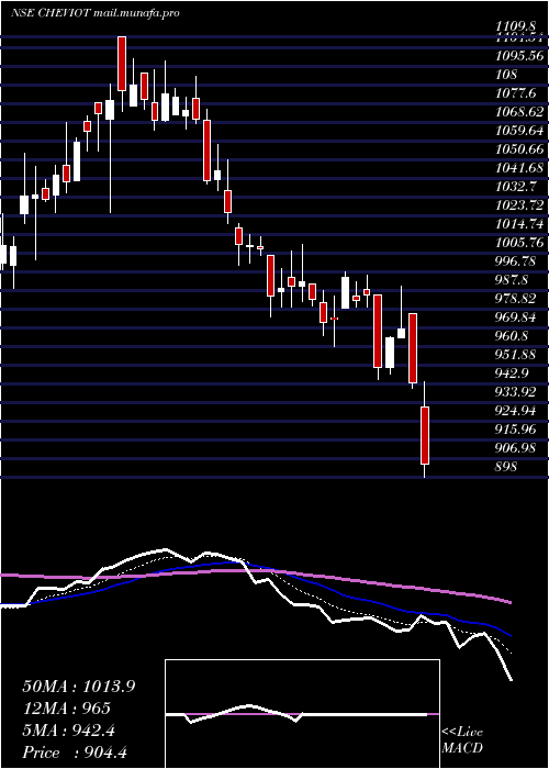  Daily chart CheviotCompany