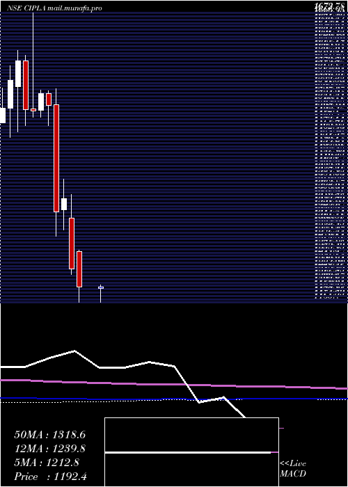  monthly chart Cipla