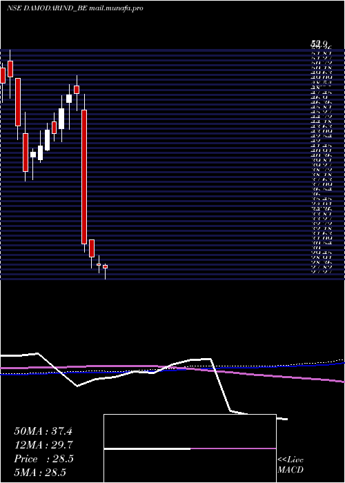  weekly chart DamodarIndustries