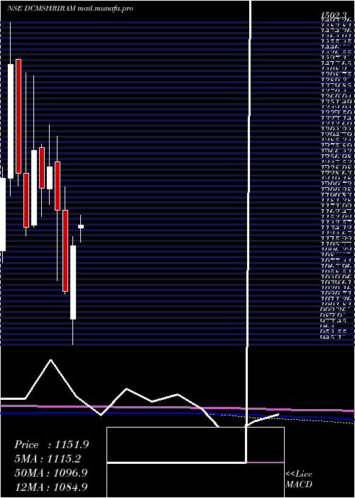  monthly chart DcmShriram