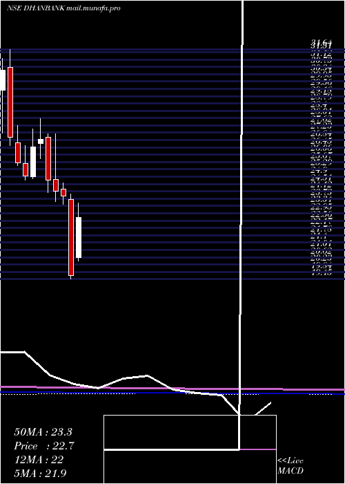  monthly chart DhanlaxmiBank
