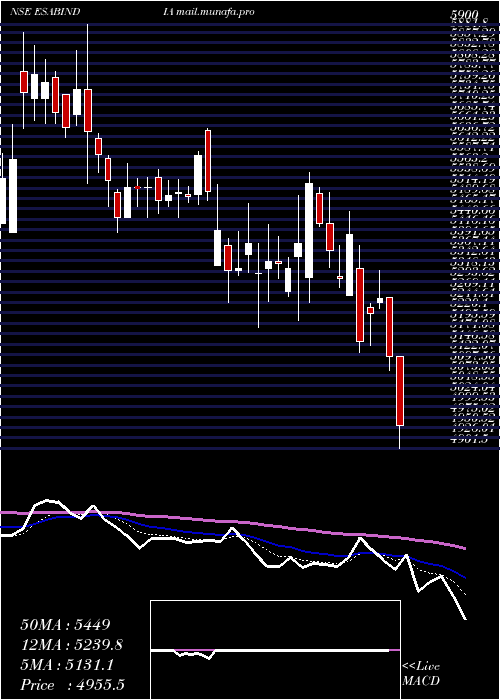  Daily chart EsabIndia