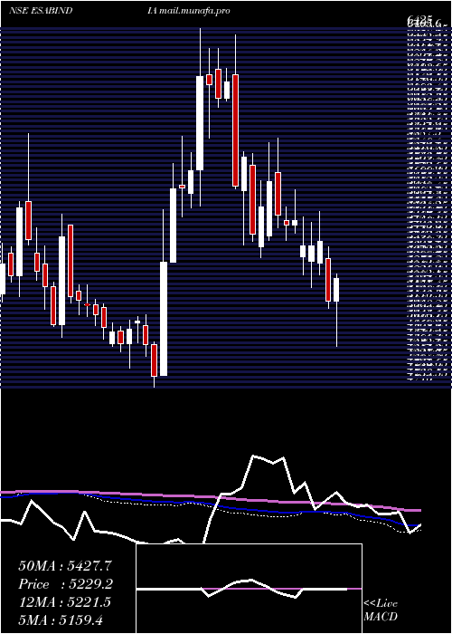  weekly chart EsabIndia
