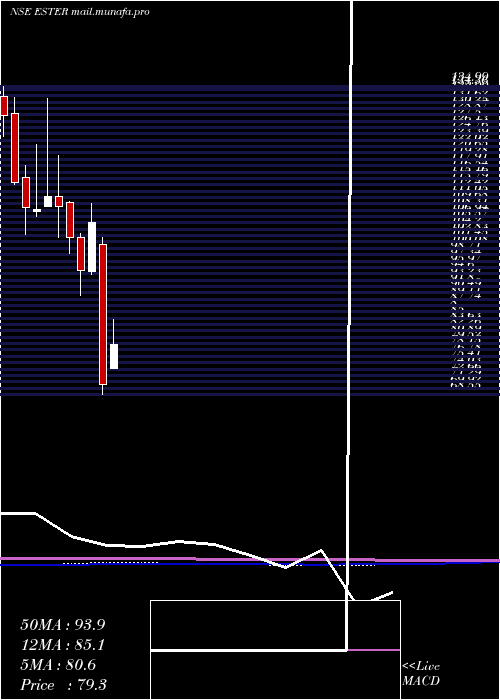  monthly chart EsterIndustries