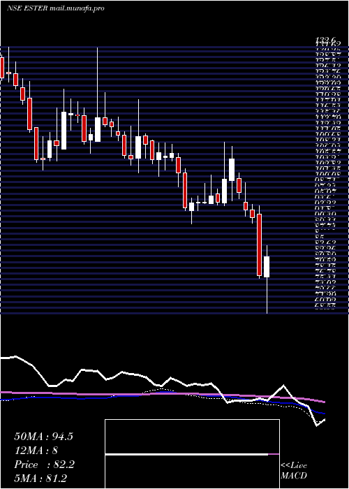  weekly chart EsterIndustries