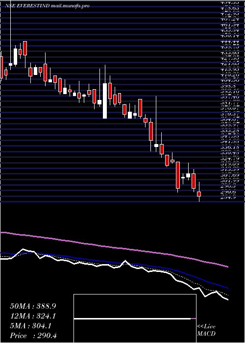  Daily chart EverestIndustries
