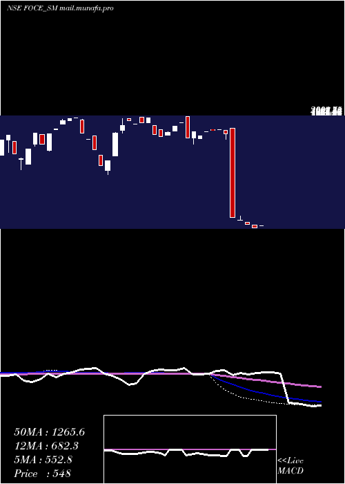  weekly chart FoceIndia