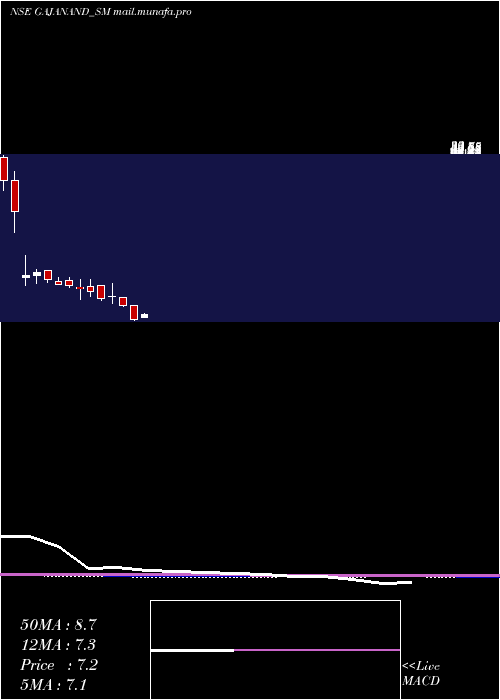  monthly chart GajanandInternational