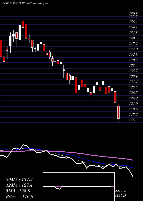  Daily chart GandharOil