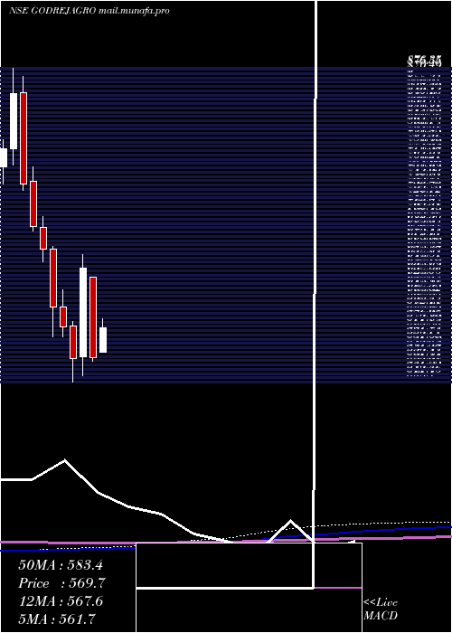  monthly chart GodrejAgrovet