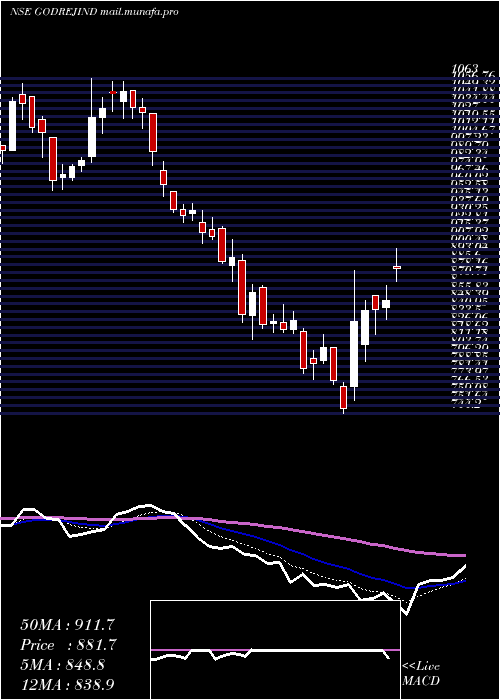 Daily chart GodrejIndustries