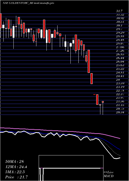  Daily chart GoldenTobacco