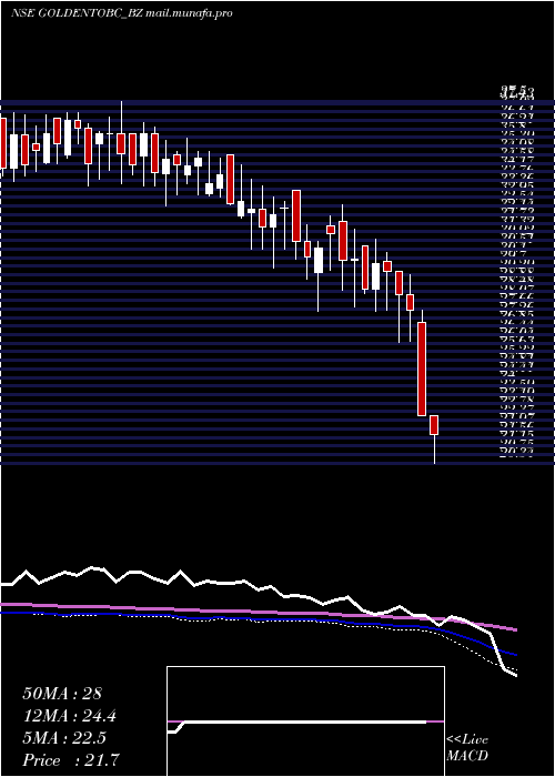  weekly chart GoldenTobacco