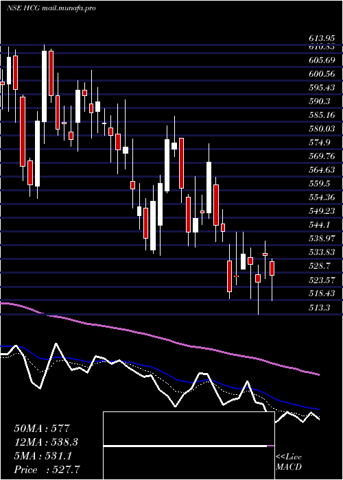  Daily chart HealthcareGlob