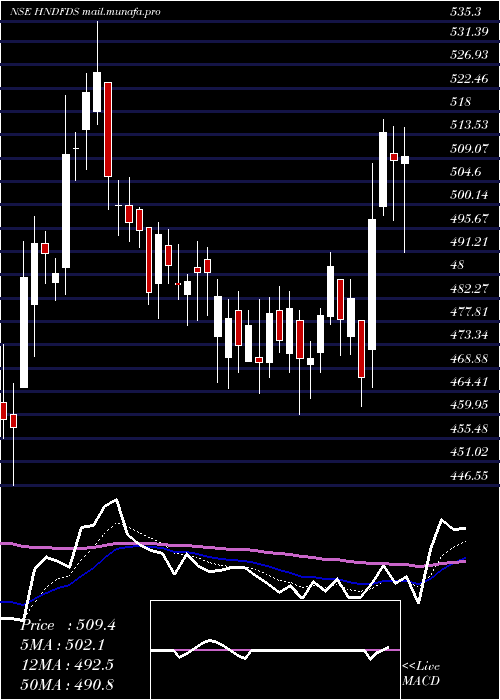  Daily chart HindustanFoods