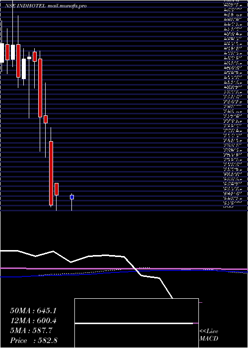  monthly chart IndianHotels