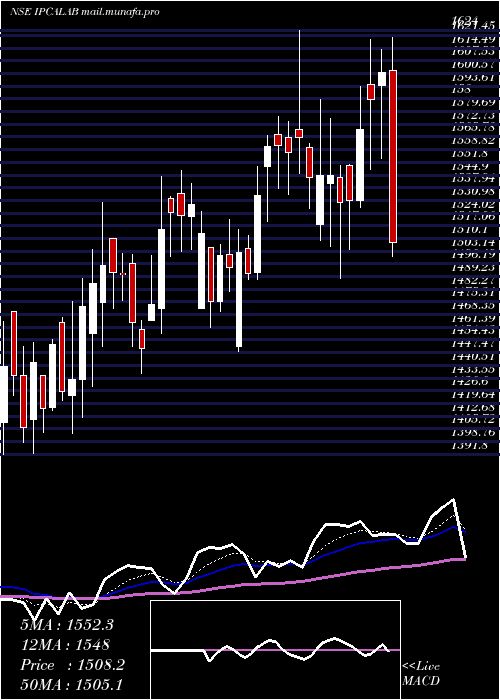  Daily chart IpcaLaboratories