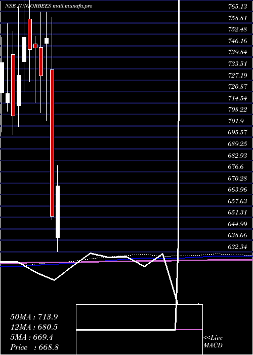  monthly chart NiftyJr