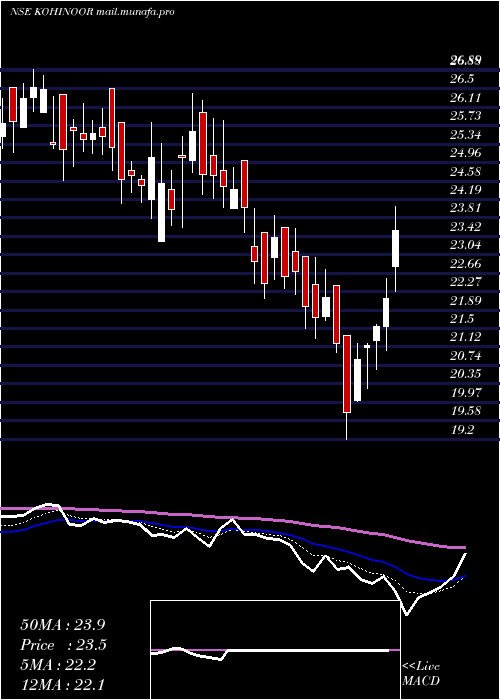  Daily chart KohinoorFoods
