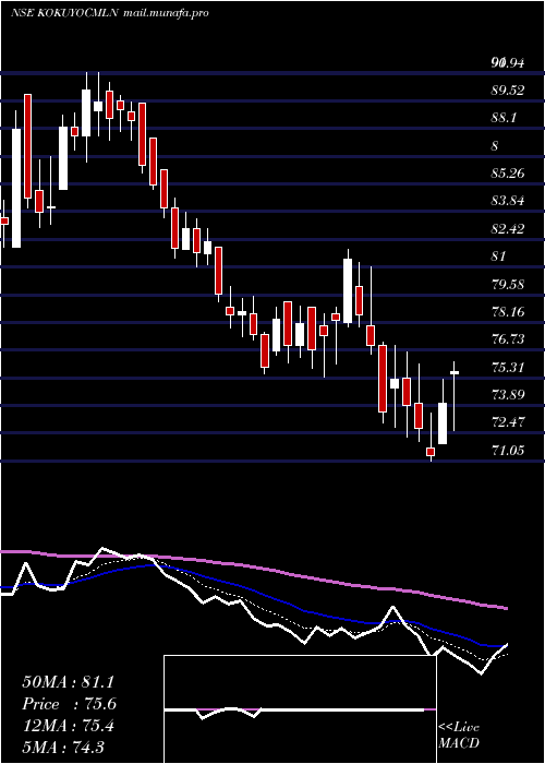  Daily chart KokuyoCamlin