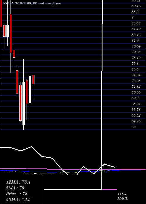  monthly chart MaheshwariLogistics