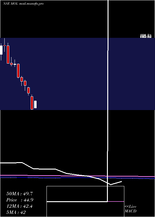  monthly chart MeghmaniOrganics