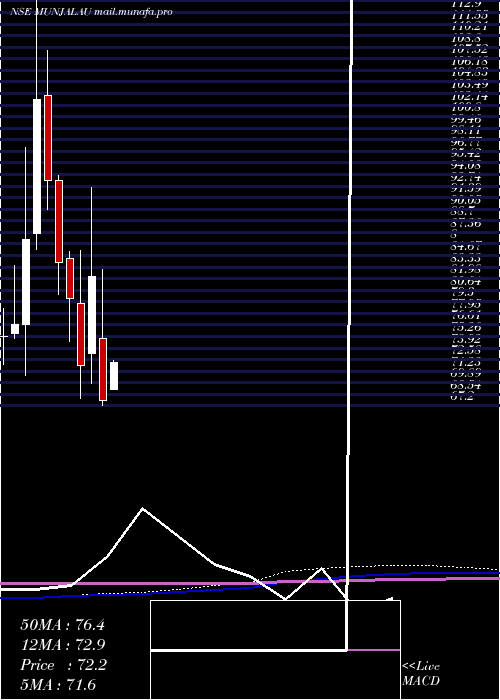  monthly chart MunjalAuto