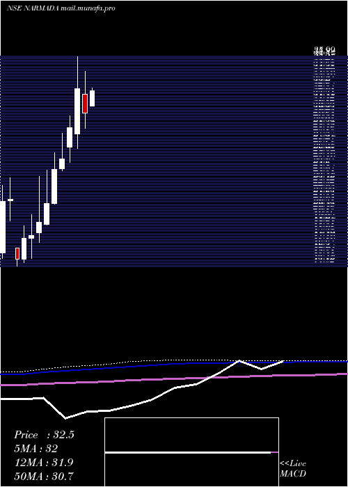  monthly chart NarmadaAgrobase