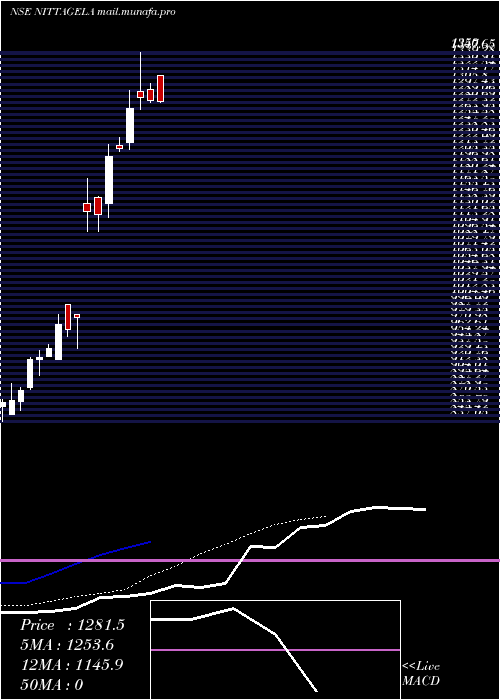  Daily chart NittaGelatin