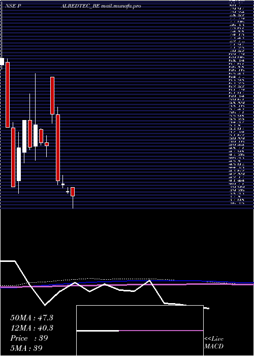  monthly chart PalredTechnologies