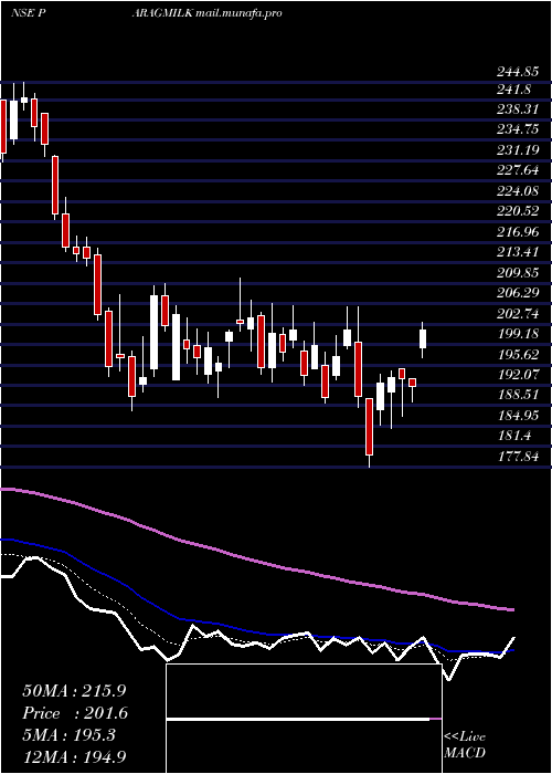  Daily chart ParagMilk