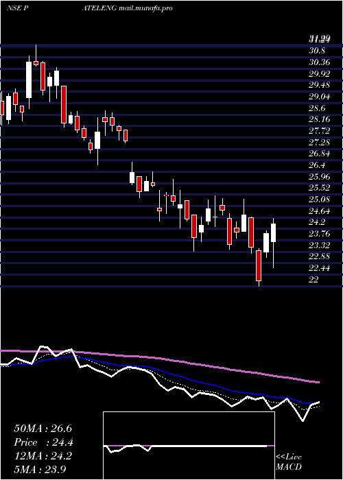  Daily chart PatelEngineering
