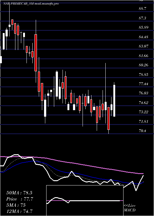  Daily chart PrimeCable
