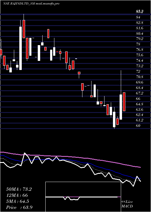  Daily chart RajputanaIndustries