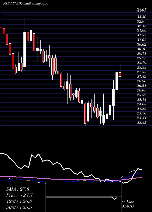  weekly chart ShreeRenuka