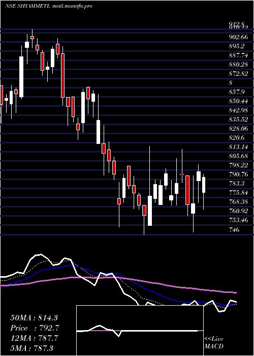  Daily chart ShyamMetalics