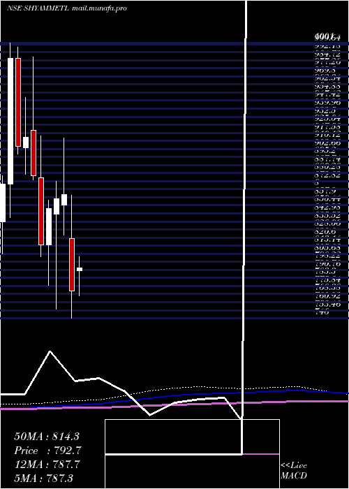  monthly chart ShyamMetalics