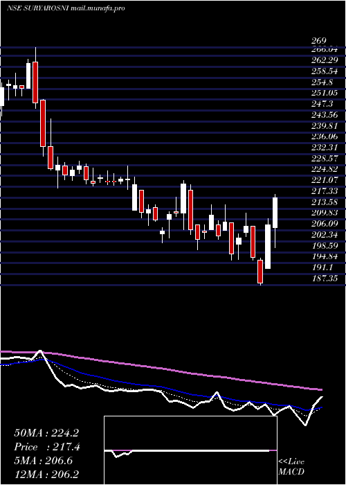  Daily chart SuryaRoshni