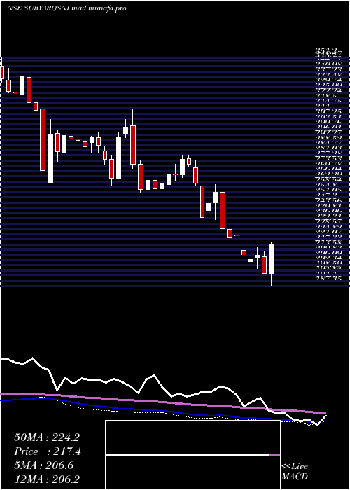  weekly chart SuryaRoshni