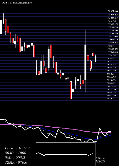  Daily chart TransportCorporation