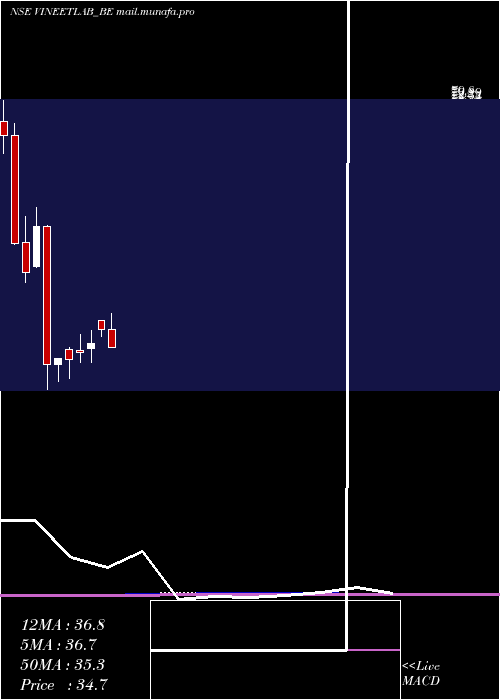  monthly chart VineetLaboratories