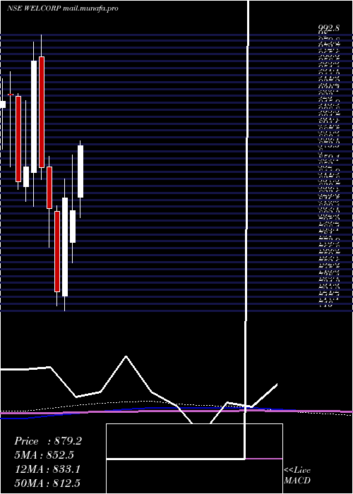  monthly chart WelspunCorp