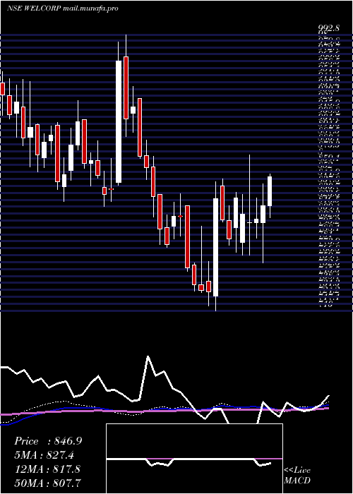  weekly chart WelspunCorp