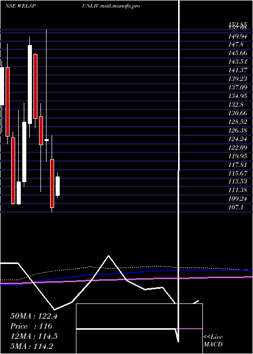  monthly chart WelspunLiving