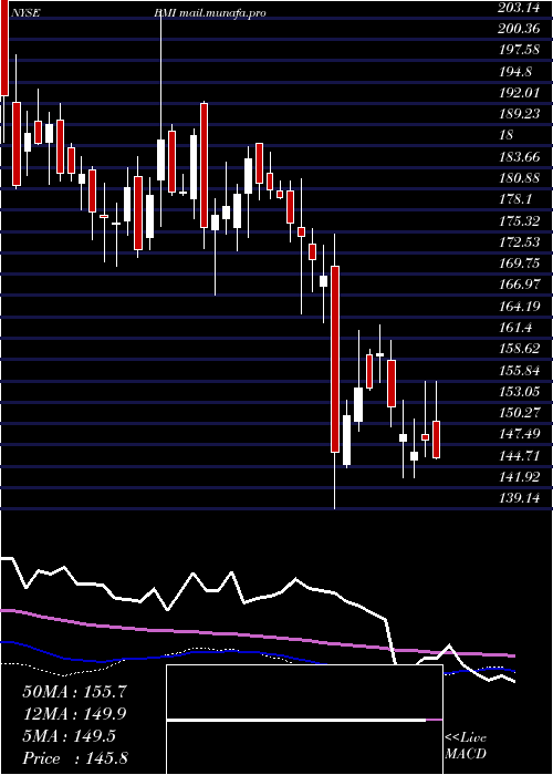  weekly chart BadgerMeter