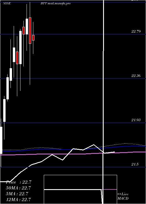  monthly chart BlackrockMunicipal