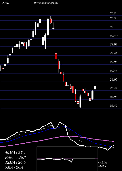  Daily chart BlackrockUtility