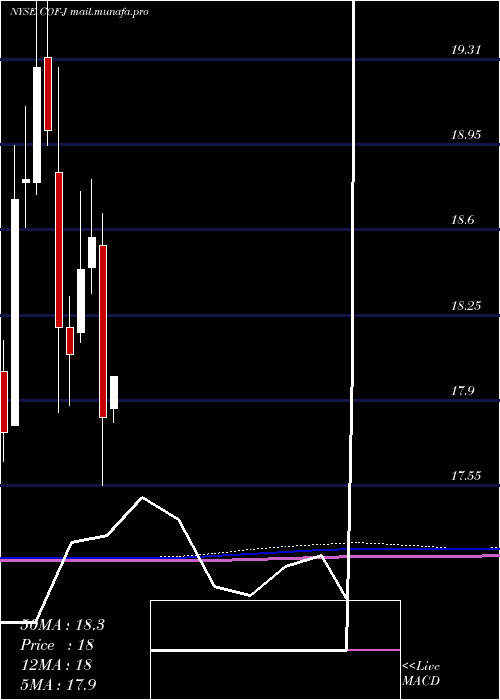  monthly chart CapitalOne