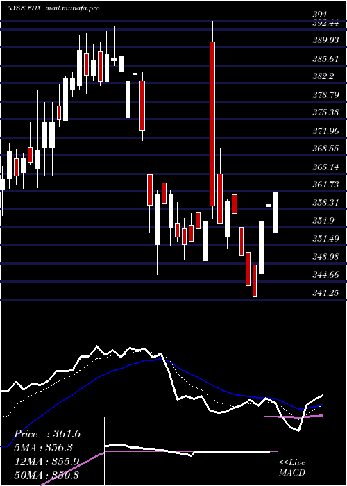  Daily chart FedexCorporation